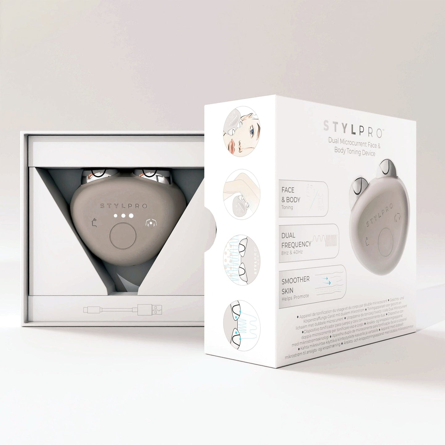 Dual Microcurrent Face & Body Toning Device
