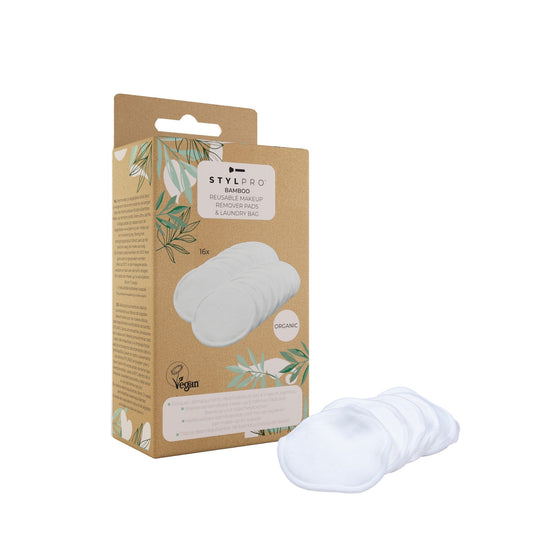 STYLPRO Bamboo Reusable Makeup Pads & Laundry Bag