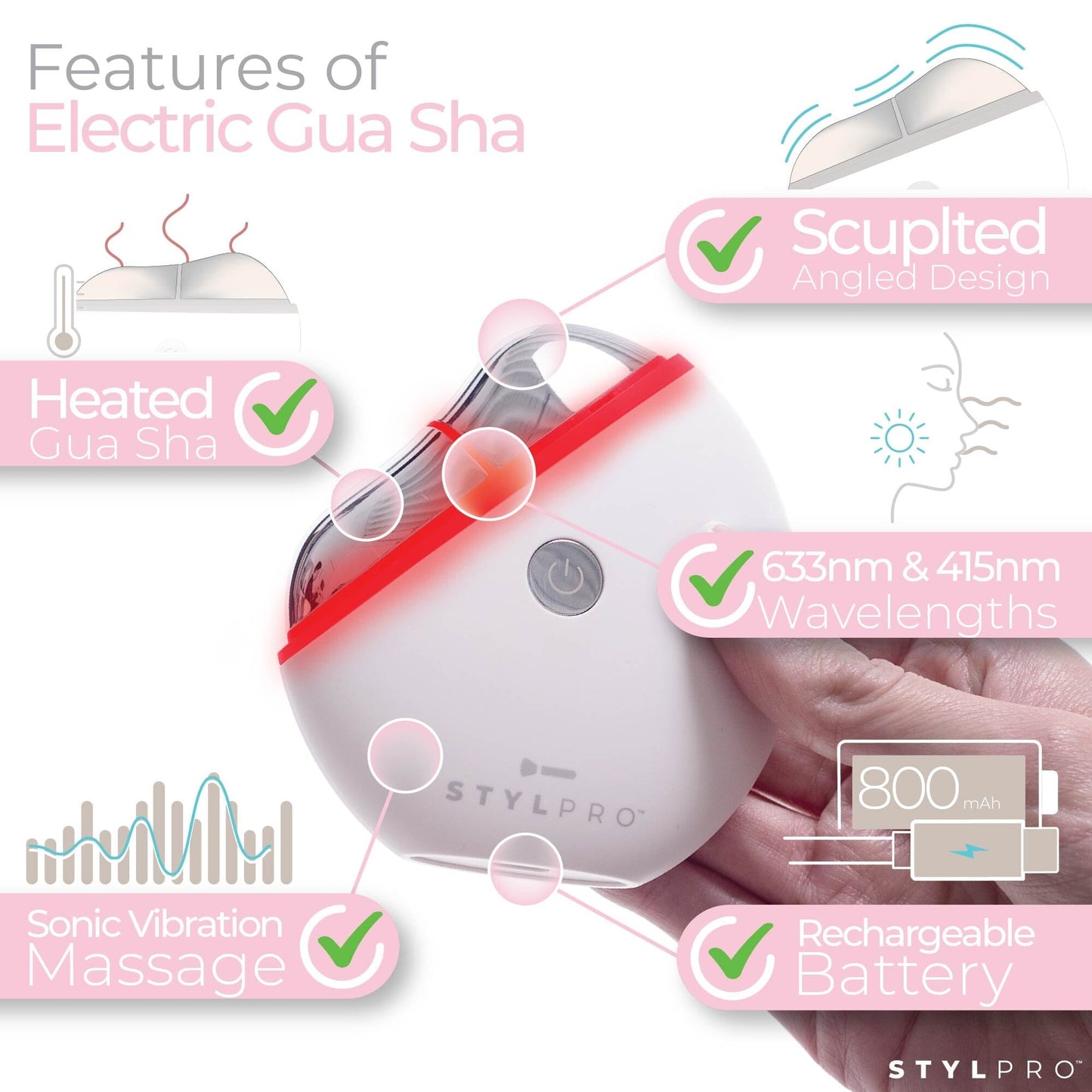 STYLPRO Heated LED Electric Gua Sha